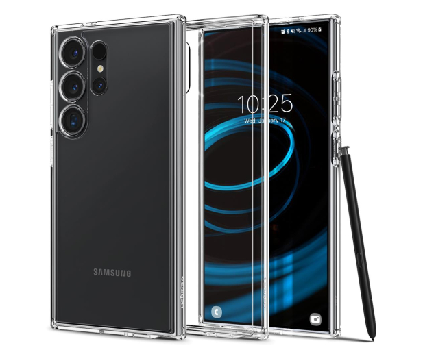 SPIGEN Ultra Hybrid do Samsung Galaxy S24 Ultra Crystal Clear ACS07292 - 1211641 - zdjęcie